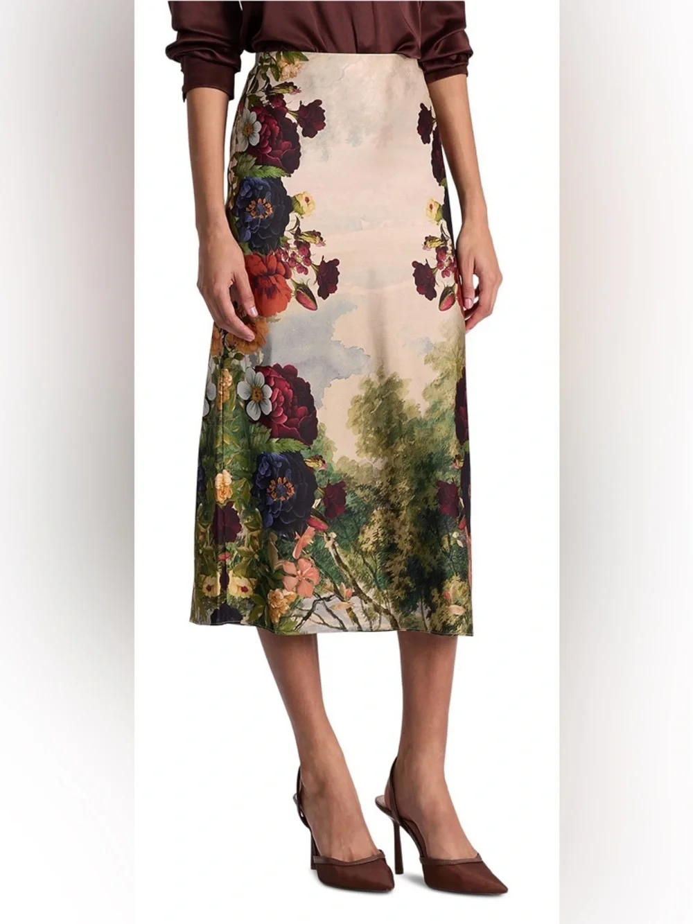 Alice + Olivia Maeve Slip Skirt - Picture 2 of 7